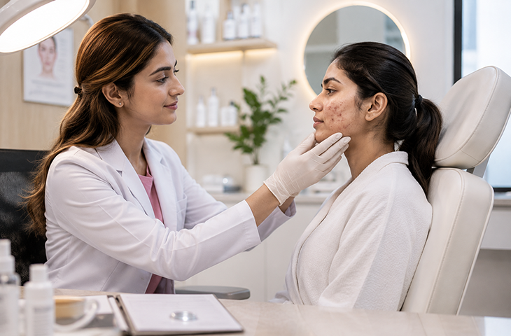 Acne Scars Specialist in Faridabad